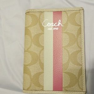 Coach passport cover